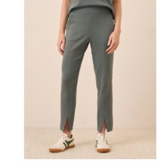 Pact Pants - Pact Airplane Tapered Leg Pant in Castor Green